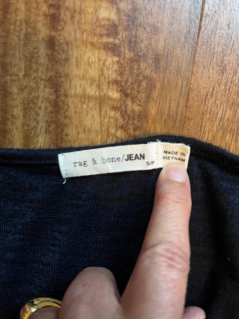 rag & bone Black Racerback Tank - Picture 2 of 4